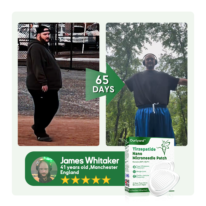 𝐎𝐮𝐫𝐥𝐲𝐚𝐫𝐝® 𝐓𝐢𝐫𝐳𝐞𝐩𝐚𝐭𝐢𝐝𝐞 𝐍𝐚𝐧𝐨 𝐌𝐢𝐜𝐫𝐨𝐧𝐞𝐞𝐝𝐥𝐞 𝐏𝐚𝐭𝐜𝐡 (For Diabetes & Weight Loss – 1 Patch per Week, 7-Day Action, Painless)